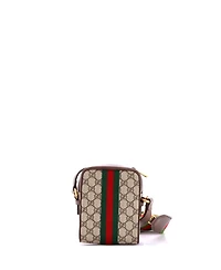 Pre-Owned Gucci Mini Ophidia Messenger Bag Gg Coated Canvas