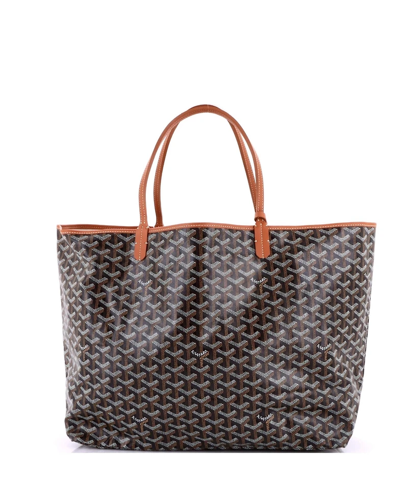 Pre-Owned Goyard Gm Saint Louis Tote Printed Coated Canvas