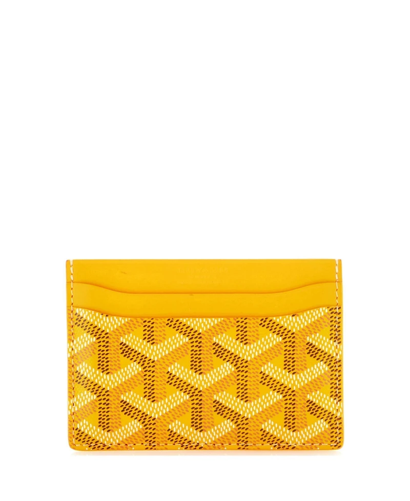 Pre-Owned Goyard Saint Sulpice Card Holder Coated Canvas
