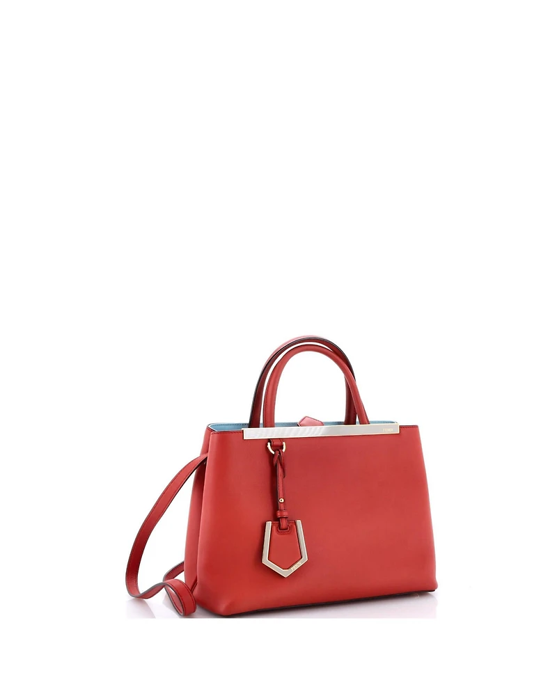 Pre-Owned Fendi Petite 2Jours Bag Leather