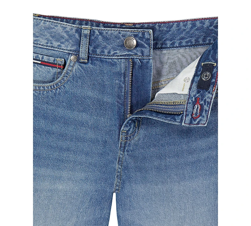 Tommy Hilfiger Girls' 7-16 Wide-Leg Jeans