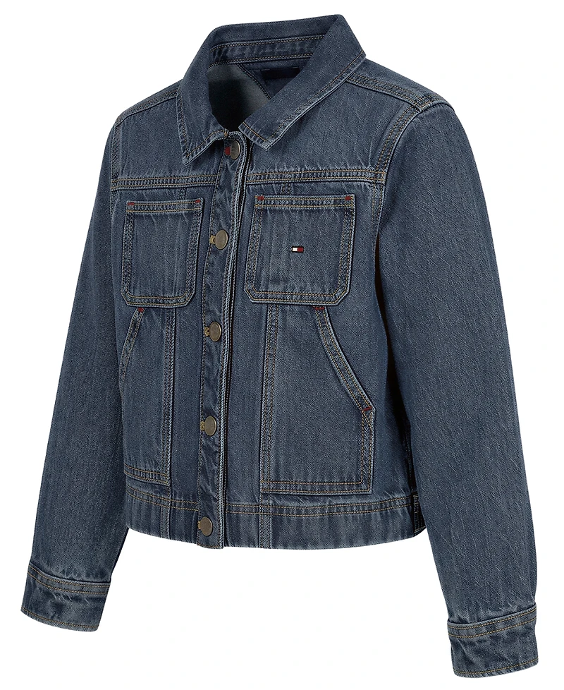 Tommy Hilfiger Girls' 7-16 Long-Sleeve Jean Jacket