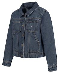 Tommy Hilfiger Girls' 7-16 Long-Sleeve Jean Jacket