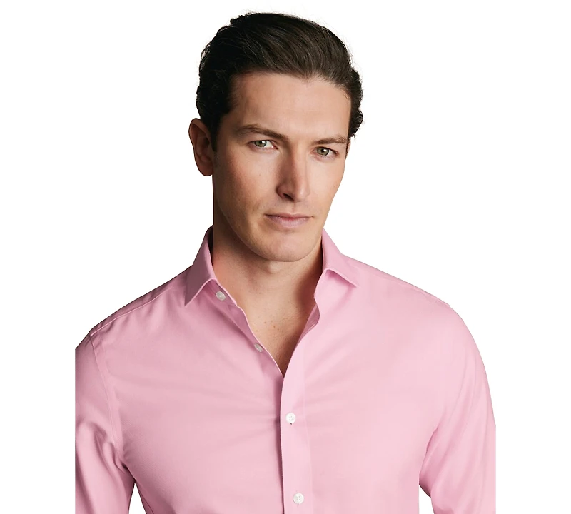 Charles Tyrwhitt Men's Spread Collar Dress Shirt