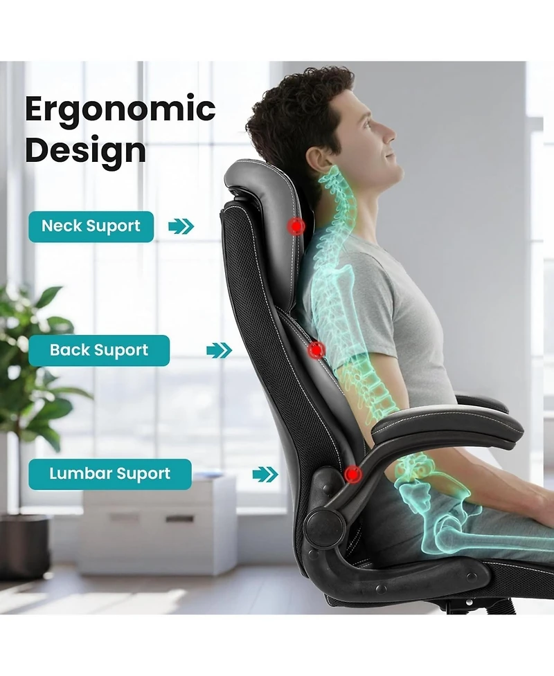 gaomon Oversized Executive Office Chair, Heavy Duty High Back with Headrest and Lumbar Support