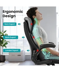 gaomon Oversized Executive Office Chair, Heavy Duty High Back with Headrest and Lumbar Support