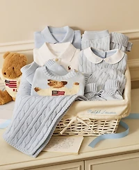 Polo Ralph Lauren Baby Boys Cotton Cable-Knit Cardigan & Pants Set