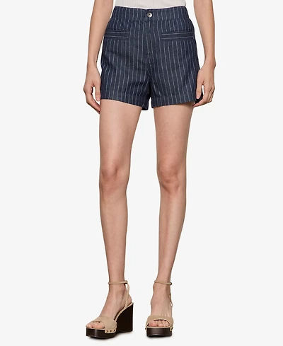 Sanctuary Women's Striped High-Rise Shorts