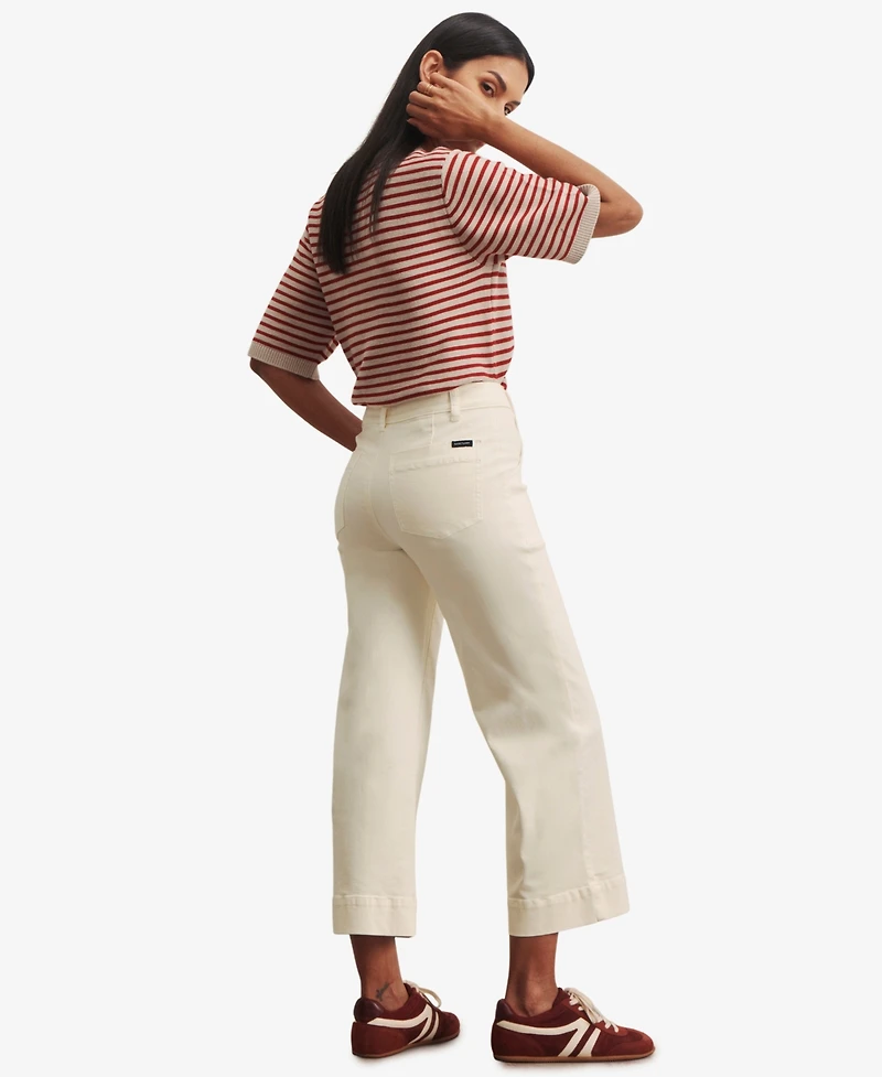 Sanctuary Women's Insider Cropped Straight-Leg Pants