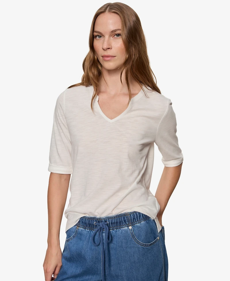 Sanctuary Women's Dolce Notch Neck T-Shirt