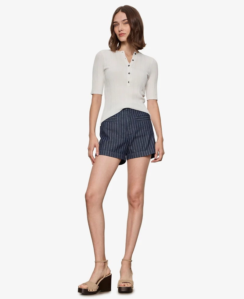 Sanctuary Women's Air Of Ease Half-Sleeve Top