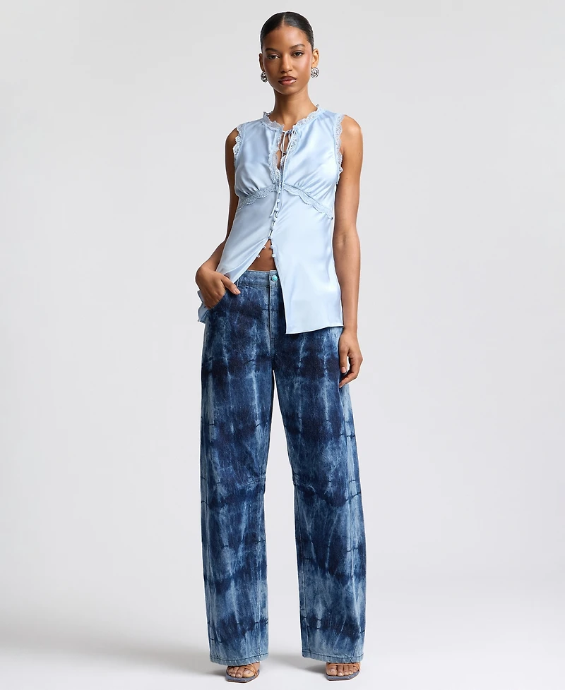 Avec Les Filles Women's Tie Dye Jeans