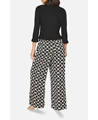 Yumi Women's Tie Front Frilled Hem Ribbed Cardigan