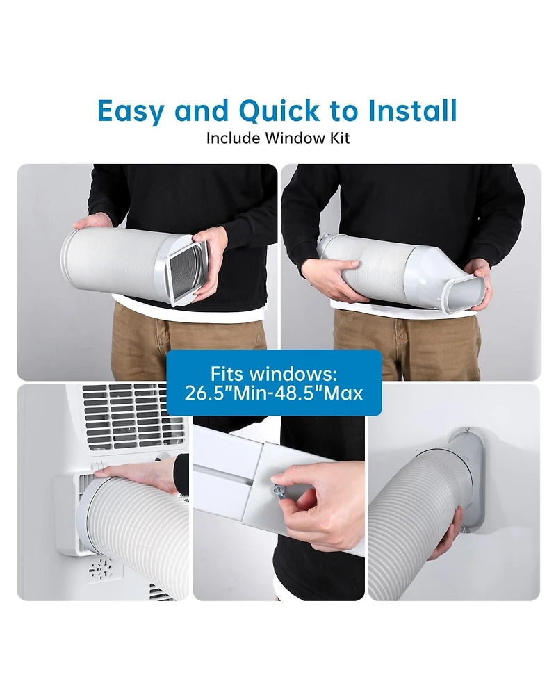 Xo Portable Air Conditioner 3-in-1 Cooling Dehumidifier Fan with Remote Control