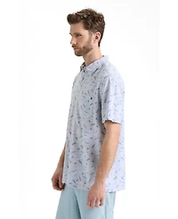 Salt Life Men's Tempting Tackle Woven Short Sleeve Shirt