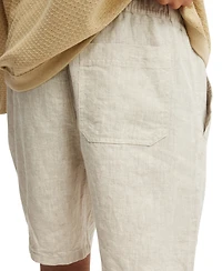 Cotton On Men's Linen Easy Shorts