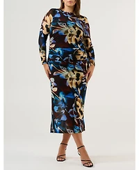 Estelle Cleo Mesh Midi Dress