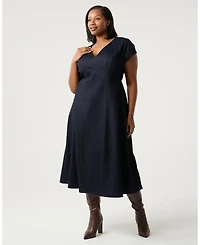 Estelle Abbie Denim Midi Dress