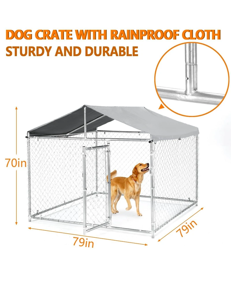 gaomon Heavy Duty Outdoor Dog Kennel for Large Dogs