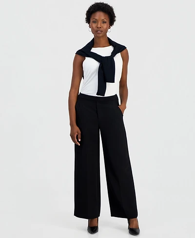 I.n.c. Petite High-Rise Wide-Leg Pants, Macy's Exclusive