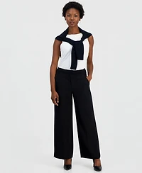 I.n.c. Petite High-Rise Wide-Leg Pants, Macy's Exclusive