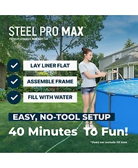 Bestway Steel Pro Max Metal Frame Above Ground Pool Only