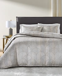 Hotel Collection Inlay Woven and Printed 3-Piece Duvet Cover Set, King, Macy's Exclusive