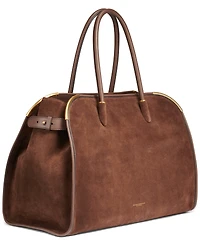 Donna Karan New York Leather Dog Clip Extra-Large Satchel Handbag