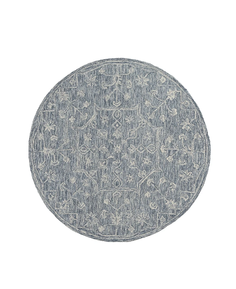 Lr Home Cypress Jun-571 5'x5' Round Area Rug