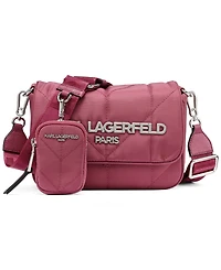 Karl Lagerfeld Paris Voyage Small Messenger Handbag
