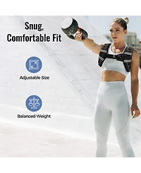 Aofar Weighted Vest Reflective Adjustable Running Strength