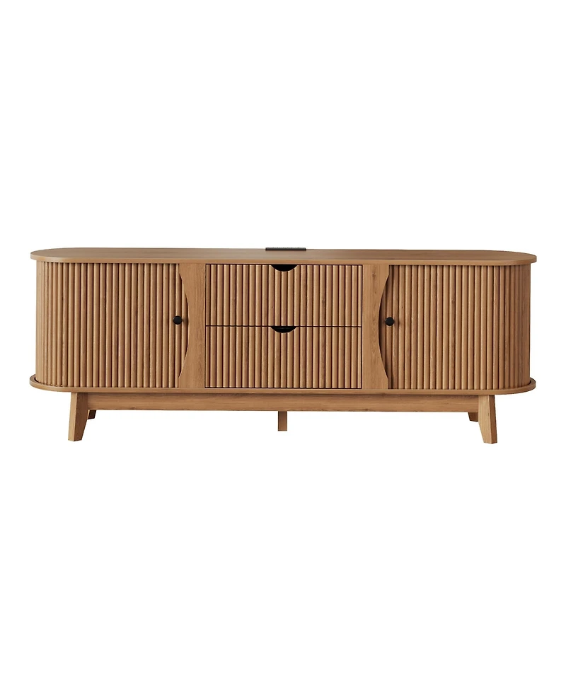 homfan 63" Tv Stand for TVs Up to 70"
