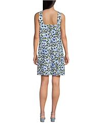 Lands' End Women's Silky Knit Mini Shift Dress