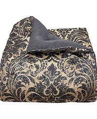 J Queen New York Glimmerstone Floral 4-Piece Comforter Set, California King