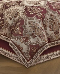 J Queen New York Phyllis Woven Damask 4-Piece Comforter Set