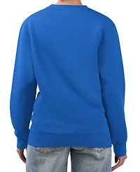 G-iii 4Her by Carl Banks Women's New York Knicks Collage Team Graphic Fleece Pullover Sweatshirt