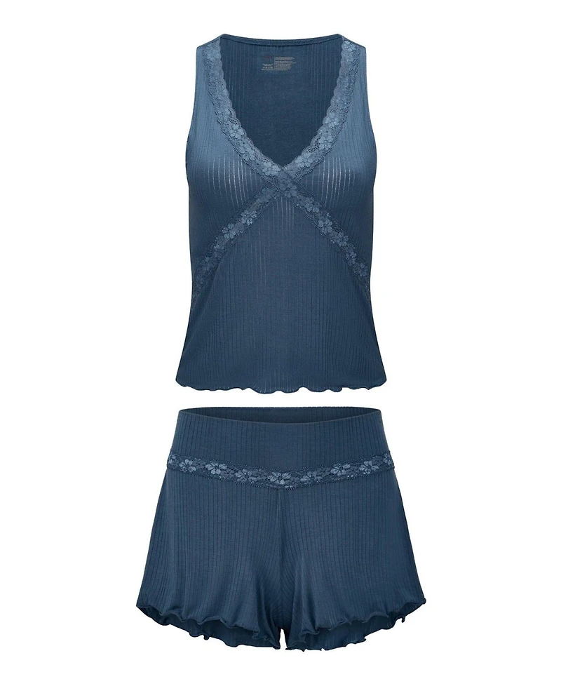 Adore Me Women's August Sleeveless Tank and Short Pj Set
