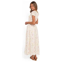Petal and Pup Women's Katana Puff Sleeve Midi Dress