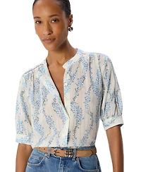 Whistles Women's Ditsy Stem Textured Shirt