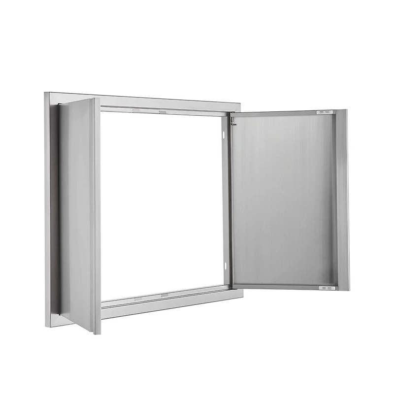 Sugift Bbq Access Door in Double Outdoor Kitchen Stainless Steel