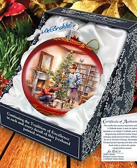 Designocracy Cherished Moments Lg Mercury Christmas Glass Collectible Ornaments G. DeBrekht