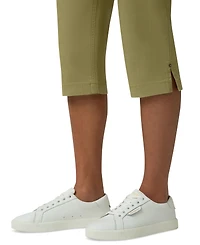Hue Women's Crosshatch Denim Pedal Pusher Pants