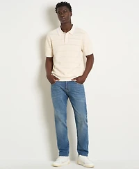 Scotch & Soda Men's Structured Knit Regular-Fit Polo Shirt
