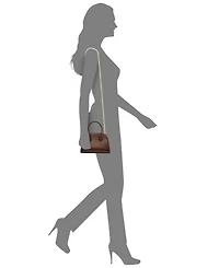 Nina Metallic Small Bowling Handbag