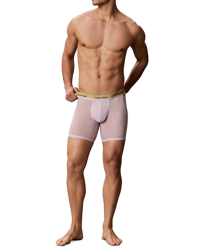 Calvin Klein Men's 1-Pack Pride Mesh Boxer Brief Underwear