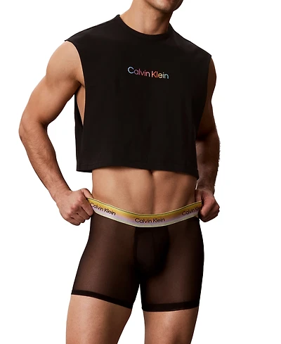 Calvin Klein Men's 1-Pack Pride Mesh Boxer Brief Underwear