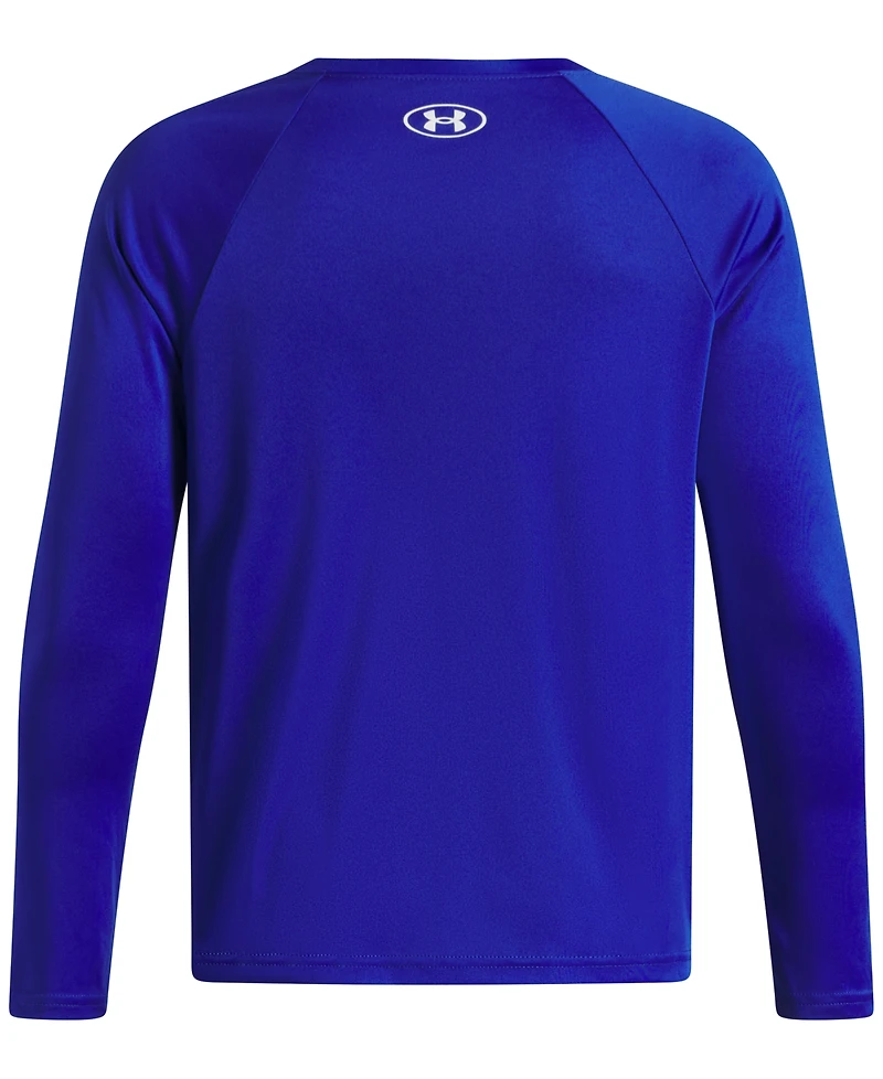Under Armour Big Boys Tech Hybrid Print Fill Long Sleeves T-shirt