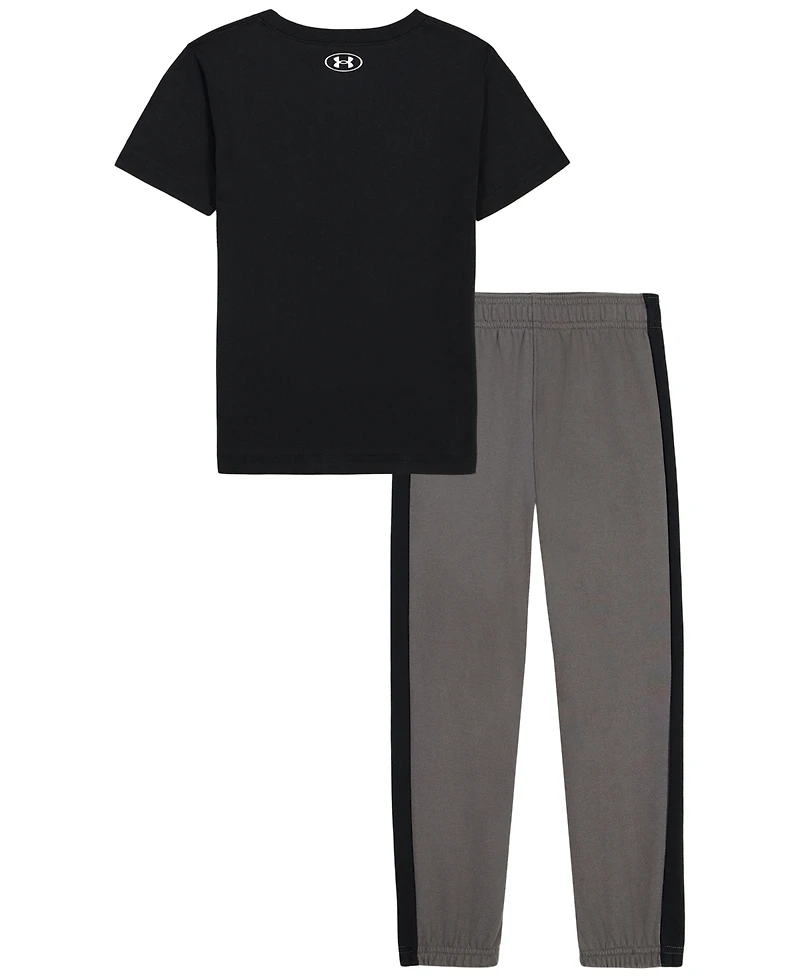 Under Armour Boys' 2T-7 Long-Sleeve T-Shirt and Pants