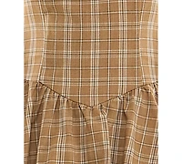 Seni & Cade Juniors' Sweetheart Neck Ruffle Dress