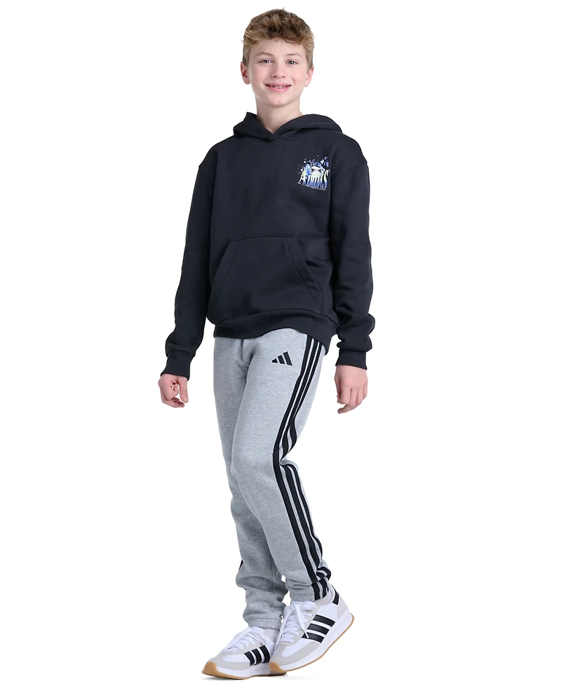 adidas Boys' 8-20 Long-Sleeve Graphic Hoodie